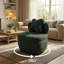 Upholstered Swivel Accent Chair-1710824903