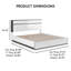 Lit plateforme avec rangement Arakawa-71007969