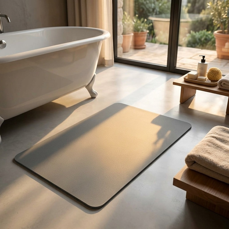 Quick-Dry Non-Slip Absorbent Bath Mat