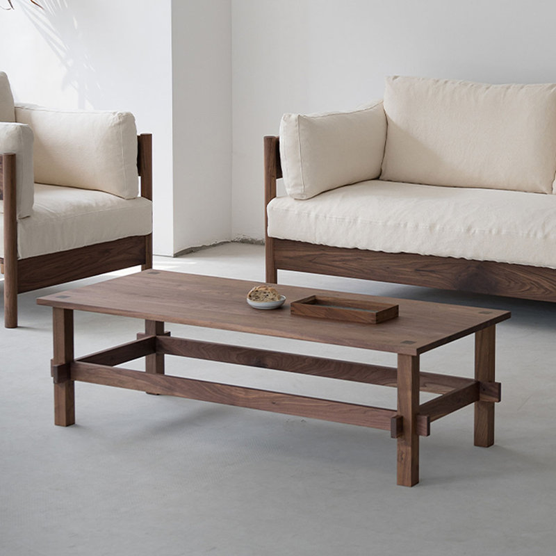 Table basse rectangulaire simple et moderne