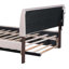 Teddy Fleece Twin Size Upholstered Platform Bed With Trundle-629957398-629957394