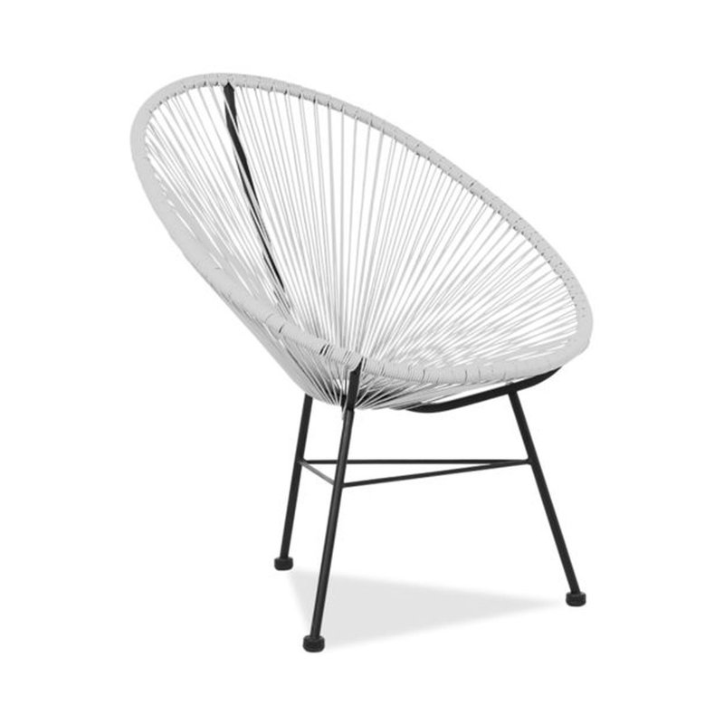 Chaise de patio Dawud, Gris