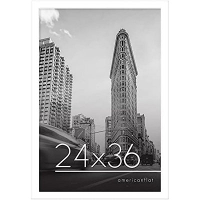 Signature Poster Frame Composite Wood and Plexiglass Cover Hanging Hardware included