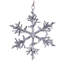 Vickerman 6.5" Twig Snowflake Ornament. Includes 6 pieces per bag.-1135853787