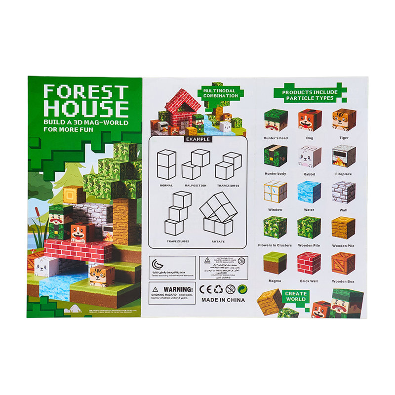 150Pcs Children Magnetic Building Blocks Toy Set