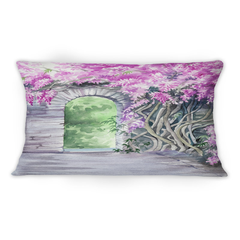 Coussin Blossoming Wisteria Garden Over Garden