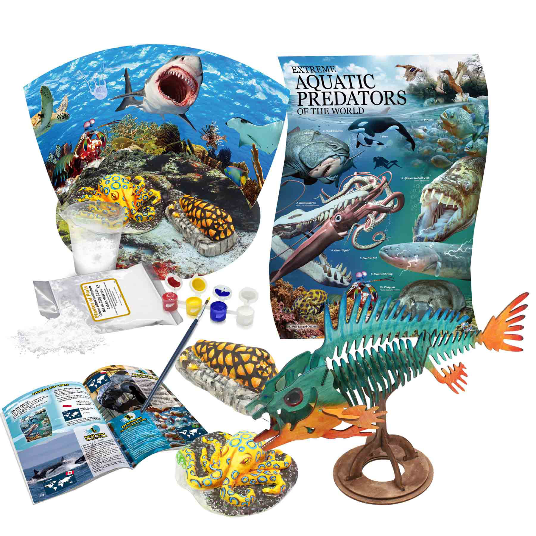 WILD ENVIRONMENTAL SCIENCE Extreme Aquatic Predators of the World | Wayfair