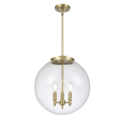 Luminaire suspendu sphère 3 lumières Frederick