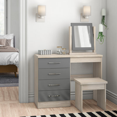 Cascio Dressing Table Set with Mirror