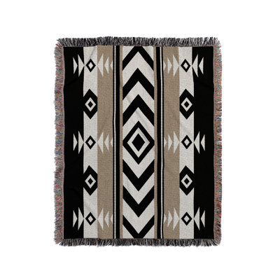 Jeté en mélange de coton Fika South Western