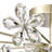 Jody 6-light Brushed Silver-ish Champagne Daisy Flower Crystal Large Size Flush Mount A0B2FFE4AF714AEBBFB5F32CC72E6593