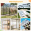 Durable Twin-Wall Polycarbonate Sheets Waterproof UV Protected 20 Pack Energy Efficient Panels-118669247