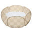 Balle pour enfants en tissu recyclé 3 Sprouts / damier / beige