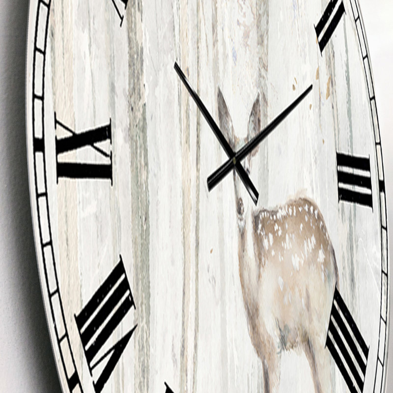 Une promenade dans la forêt I - Horloge murale traditionnelle, Petit