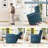 37'' W Power Lift Recliner Chair, Round Plush Faux Fur Footrest,Sturdy For Living Room&Bedroom-1036619287