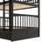 Full Over Full Bunk Bed With Drawers, Convertible Beds-1927592414