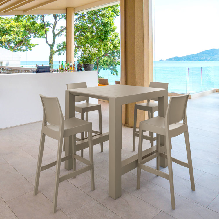 Farrah 4 - Person Patio Dining Set with Extendable