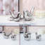 Décoration pour petites statues d'oiseaux
