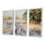 «Snowy Winter Forest Landscape», ensemble d'art mural sur toile encadré champêtre-175274442-175409520