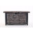 48" Fire Table With Fiberglass Wooden Tabletop