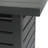Iron Rectangular 30,000btu Fire Pit With Enclosed Tank Space - 45.00”w X 42.00”d 24.52”h, Black, Easy Assembly Endeavor Shielded Cover Guide