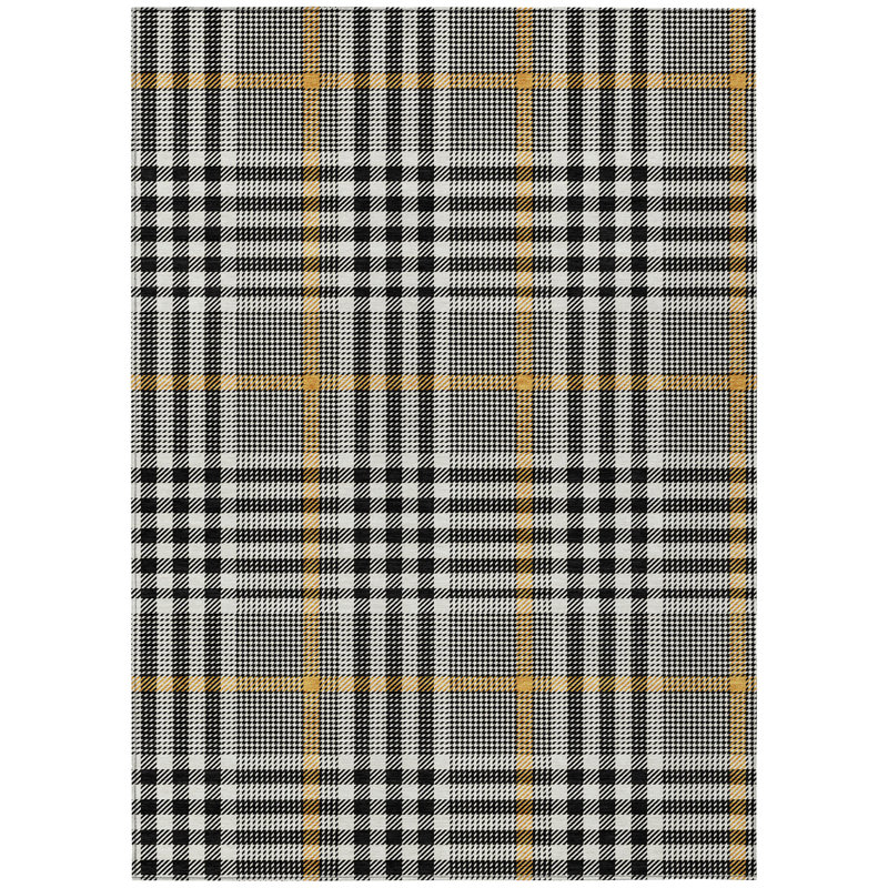 Tapis intérieur / extérieur noir Samira , 8' x 10'