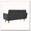 Canapé capitonné 67,7 po de largeur Mid-Century-1621445009
