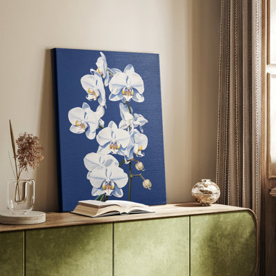 Série FLORAL CLxxxxi - Toile tendue avec châssis de qualité supérieure - Prêt à être accroché