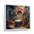 White Floater Framed