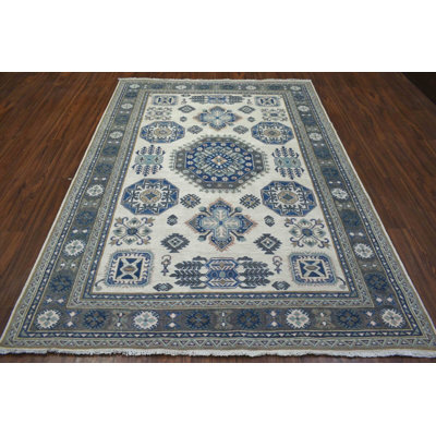 Transitional One-of-a-Kind Rectangle 6' X 8'7" Wool Area Rug