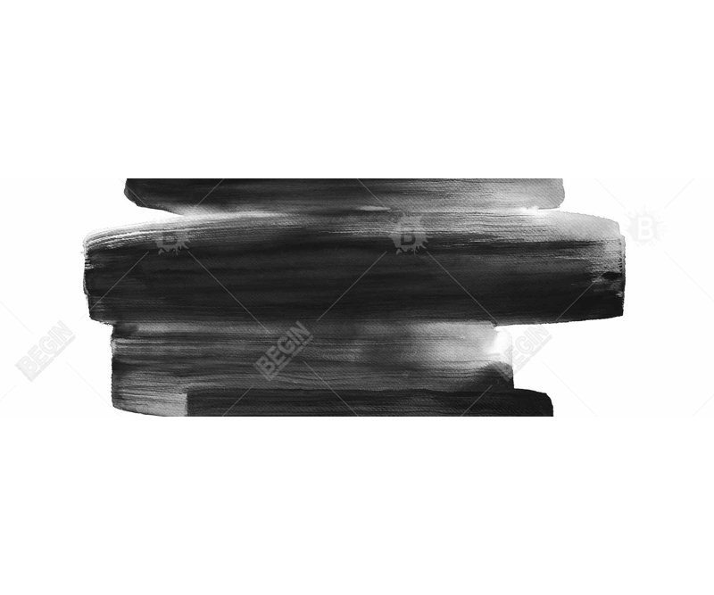 Formes noires - décor minimaliste encadré noir mat, Noir