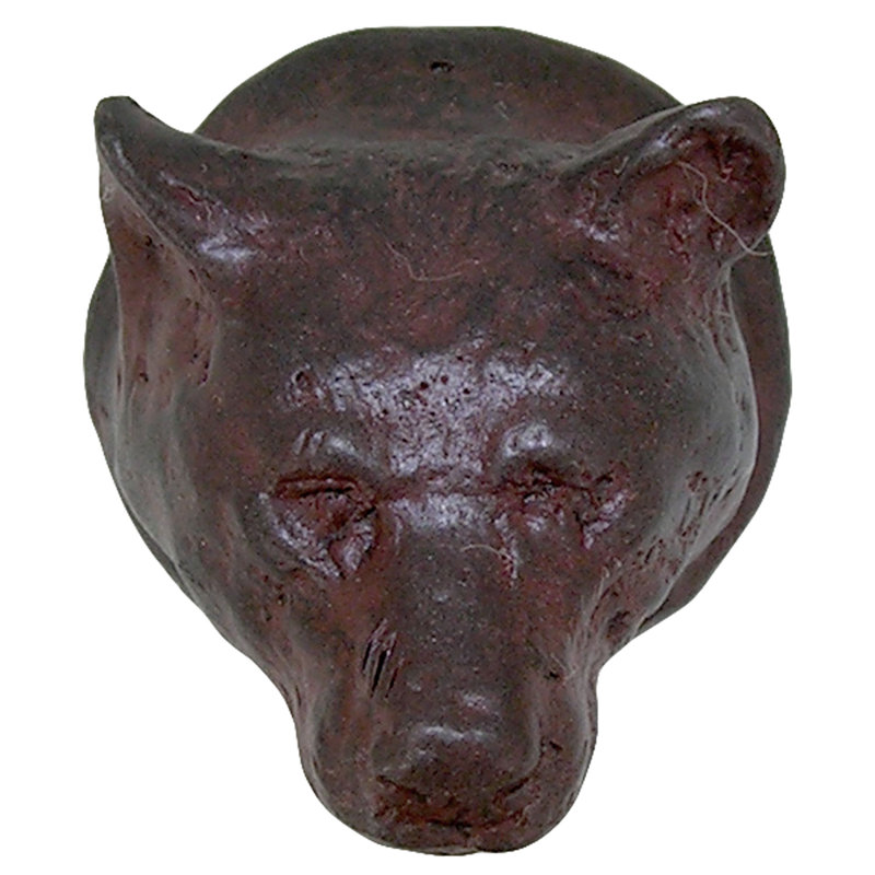 Curiosities 1 1/2" Length Novelty Knob, Rust