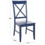 Chaise d'appoint à dossier en X Cierra-1030123693