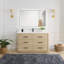 Ensemble de meuble-lavabo double 55 "avec miroir Porto-1256377192-1256353547