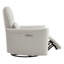 Fauteuil inclinable électrique pivotant en cuir Mikkel-593029251