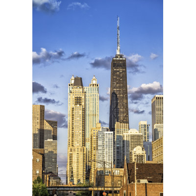 Gouldsboro Downtown of Chicago 1 Piece Wrapped Canvas Wall Art