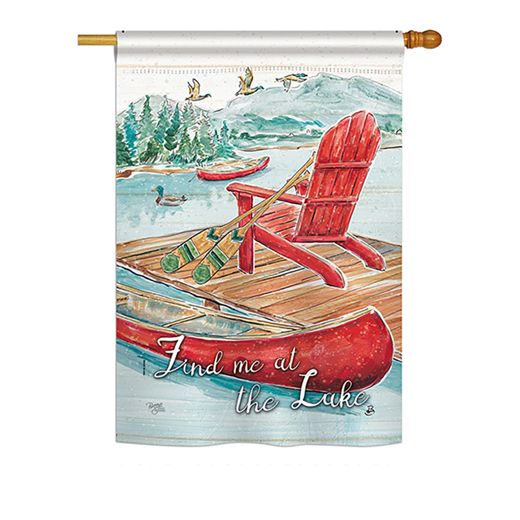 Belger Double Sided 40'' H x 28'' W Polyester House Flag Millwood Pines