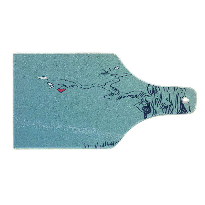 Planche à découper en verre trempé Ambesonne
