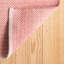 Herringbone Coral Handwoven Cotton Rug-30602464