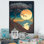 «Walking Towards the Full Moon VI», reproduction sur toile