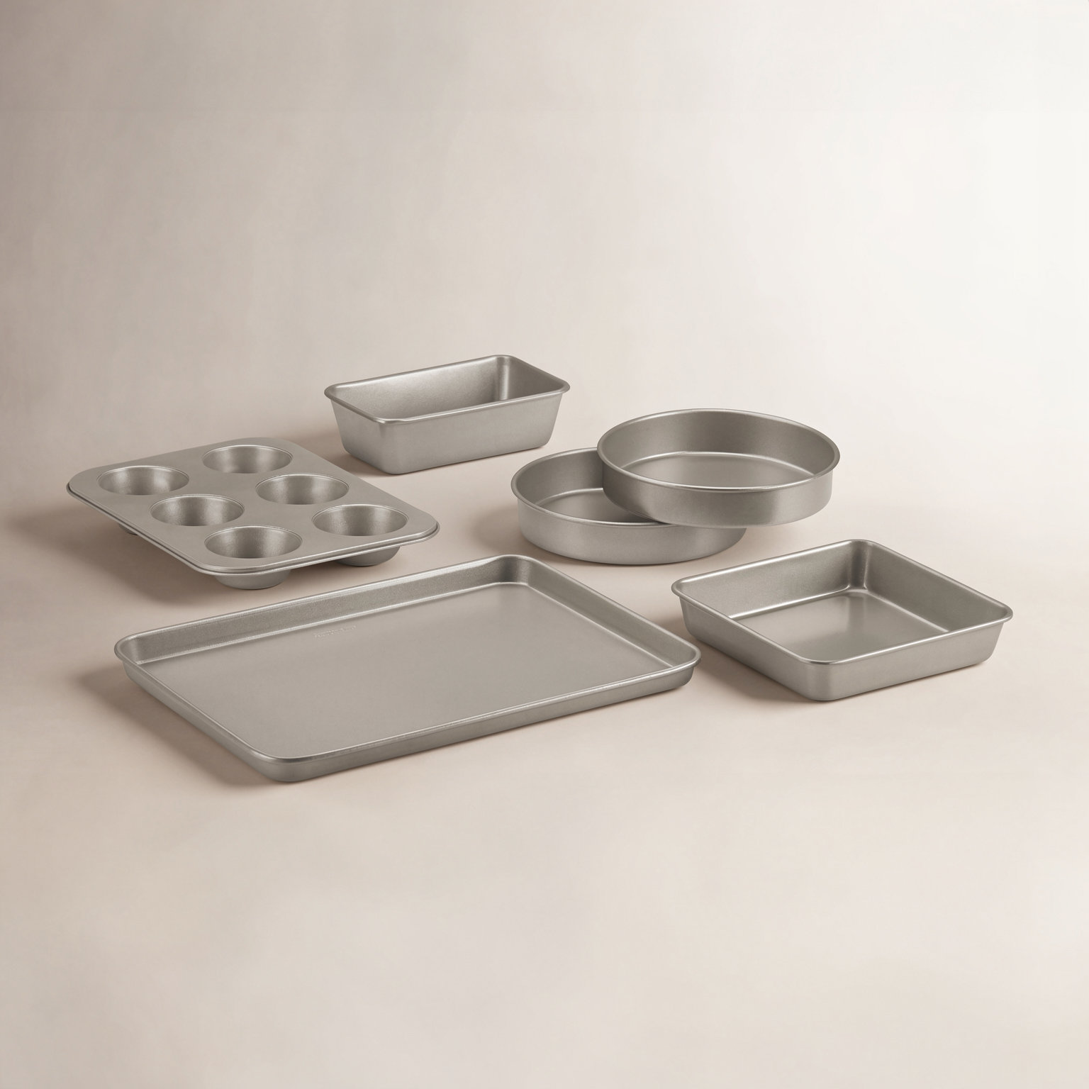 Cuisinart 6-Piece Nonstick Bakeware Set, Champagne
