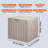 Outdoor Storage Box Resin Deck Box 31 Gallon Patio Waterproof Organizer
