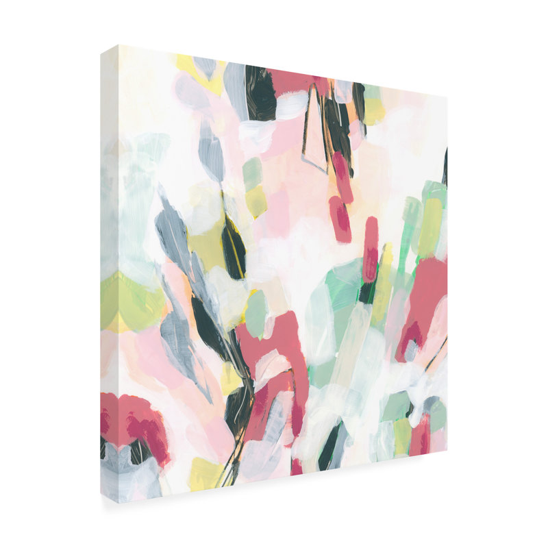 «Magenta Energy I» sur toile, H 35 po x l 35 po