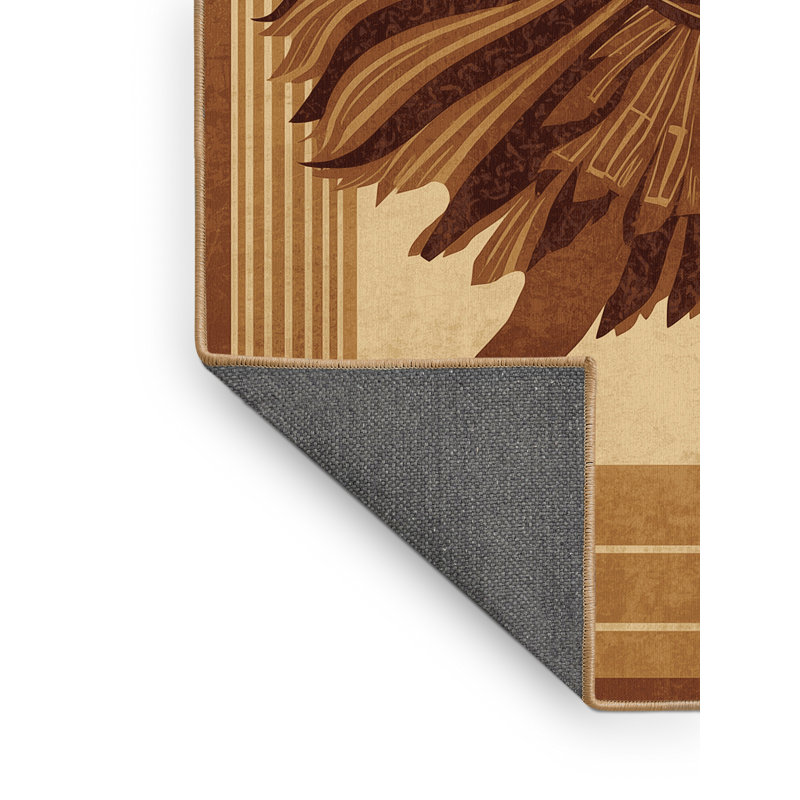 Tapis moelleux moelleux de style Spartan Warrior, 4 x 2