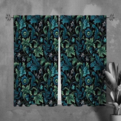 Paire de rideaux obscurcissant en polyester Muntz