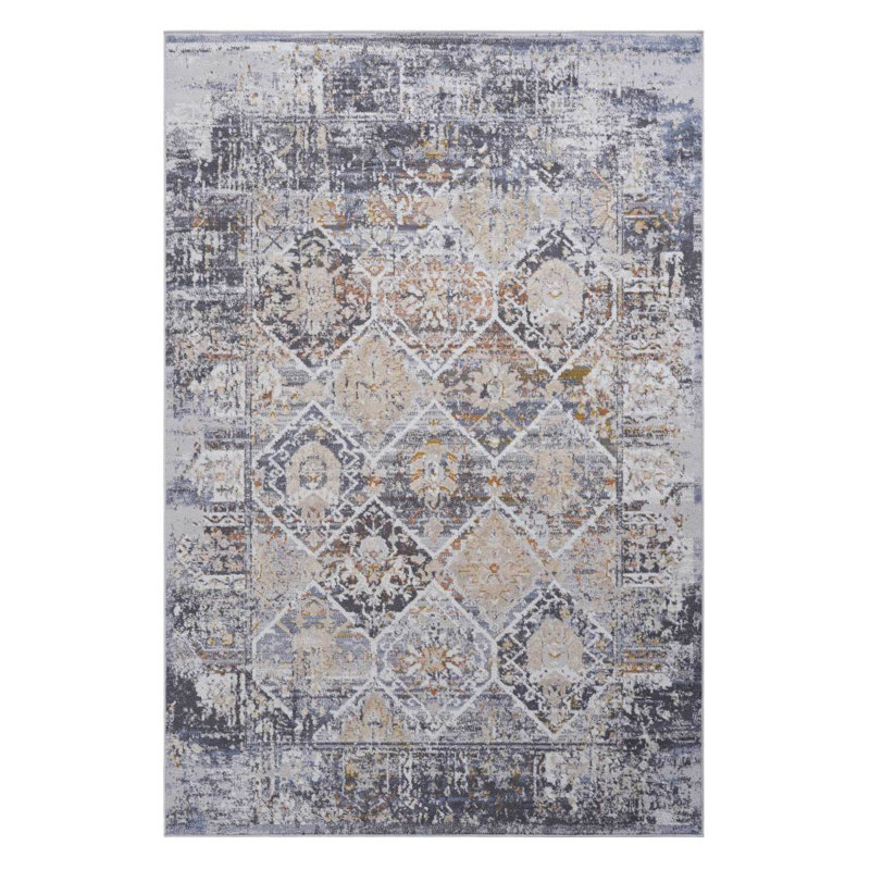 NAAR PAYAS Collection 6X9 Multi / Traditional Area Rug, Rectangle 7'9" x 6'7"