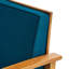 Fauteuil club Blue Wood-2531989