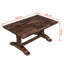 Wexler Solid Wood Trestle Coffee Table