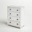 Commode à 4 tiroirs de style campagnard Ballast H 43 po, style brésilien-1884874885