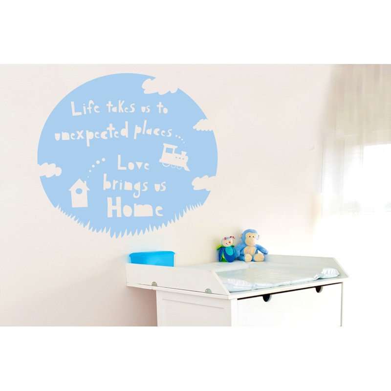 Wall Decal, Light Blue
